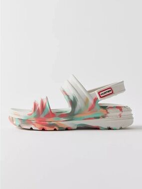 Hunter Women's Bloom Algae Marble Sandal